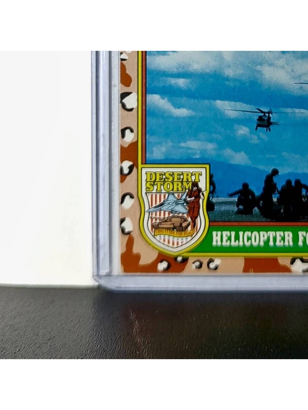 Helicopter Formation 1991 Topps Desert Storm #15 Card - Picture 5 of 10